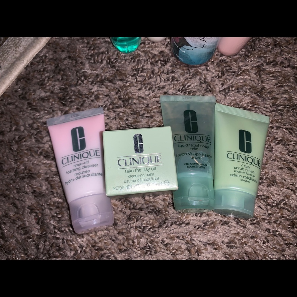Clinique Lot cleansing balm scrub cream soap